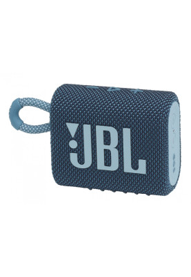 Колонка портативна 1.0 JBL Go 3 Blue, 4.2 Bт, Bluetooth, живлення від акумулятора, IPX7 водонепроникна (JBLGO3BLU)