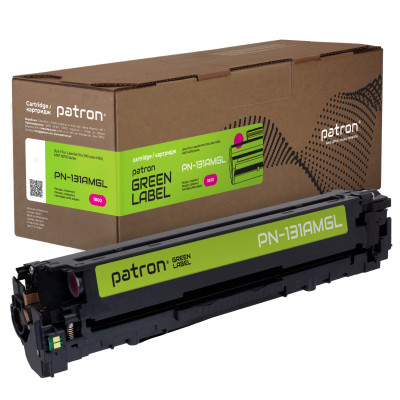 Картридж HP 131A (CF213A), Magenta, CLJ M251/M276, 1800 стор, Patron Green (PN-131AMGL)