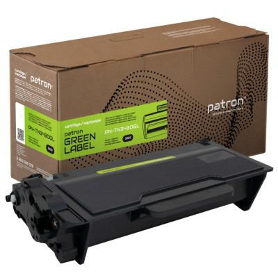 Картридж Brother TN3430, Black, HL-L5000/L5100/L5200/L6250/L6300/L6400, DCP-L5500/L6600, MFC-L5700/L5750/L6800/L6900, 3000 стор, Patron Green (PN-TN3430GL)