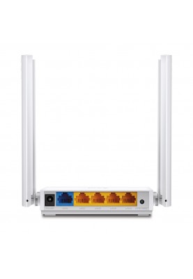 Роутер TP-LINK Archer C24, White, Wi-Fi 802.11a/b/g/n/ac, до 733 Mb/s, 2.4/5GHz, 4x10/100 Mb/s, RJ45 10/100Mb/s, 4 зовнішні незнімні антени