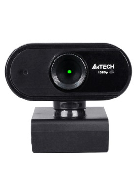 Веб-камера A4Tech PK-925H Black, 1.3 Mpx, 1920x1080, USB 2.0, вбудований мікрофон, кріплення 1/4'' під штатив, Fixed Focus скляна лінза (PK-925H)