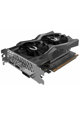 Відеокарта GeForce GTX 1650, Zotac, AMP Core, 4Gb GDDR6, 128-bit, DVI-D/HDMI/DP, 1650/12000 MHz, 6-pin (ZT-T16520J-10L)
