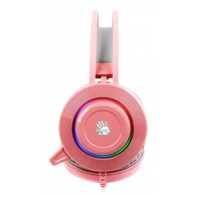 Навушники Bloody G521, Pink, підсвічування, USB, накладні, підтримка звуку 7.1, кабель 2.3 м (G521 Bloody (Pink))