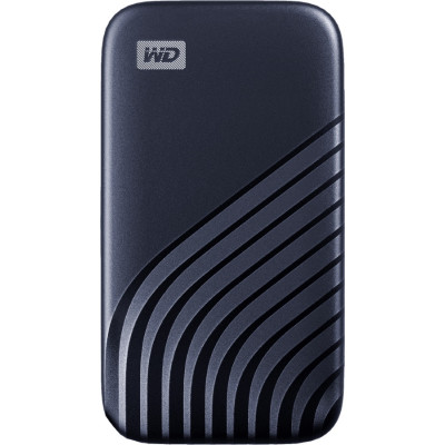 Зовнішній накопичувач SSD, 1Tb, Western Digital My Passport SSD, Dark Blue, USB 3.2, 1050/1000 MB/s (WDBAGF0010BBL-WESN)