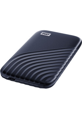 Зовнішній накопичувач SSD, 2Tb, Western Digital My Passport SSD, Dark Blue, USB 3.2, 1050/1000 MB/s (WDBAGF0020BBL-WESN)