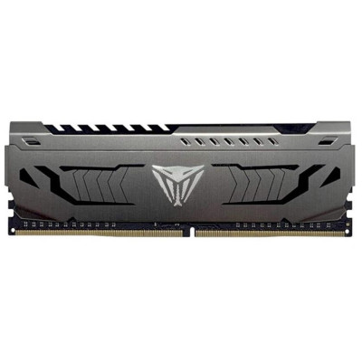 Пам'ять 8Gb DDR4, 3600 MHz, Patriot Viper Steel, Gray, 18-22-22-42, 1.35V, з радіатором (PVS48G360C8)