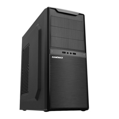 Корпус GameMax MT507-500W Black, 500 Вт, Mid Tower, ATX / Micro ATX / Mini ITX, 2хUSB 2.0