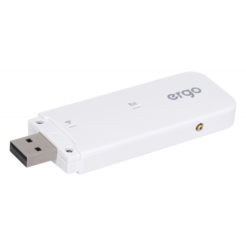Модем 4G Ergo W02-CRC9 box, GSM GPRS/EDGE, HSPA+, DC-HSPA+, LTE, тип підключення USB