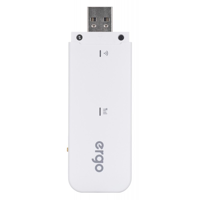 Модем 4G Ergo W02-CRC9 box, GSM GPRS/EDGE, HSPA+, DC-HSPA+, LTE, тип підключення USB