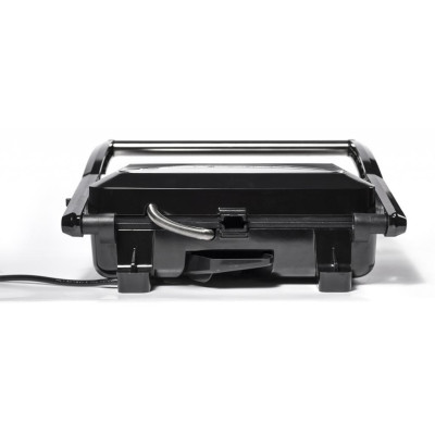 Електрогриль Holmer HCG-220 Silver, 2200W, закритий (двосторонній), піддон для жиру, управління механічне