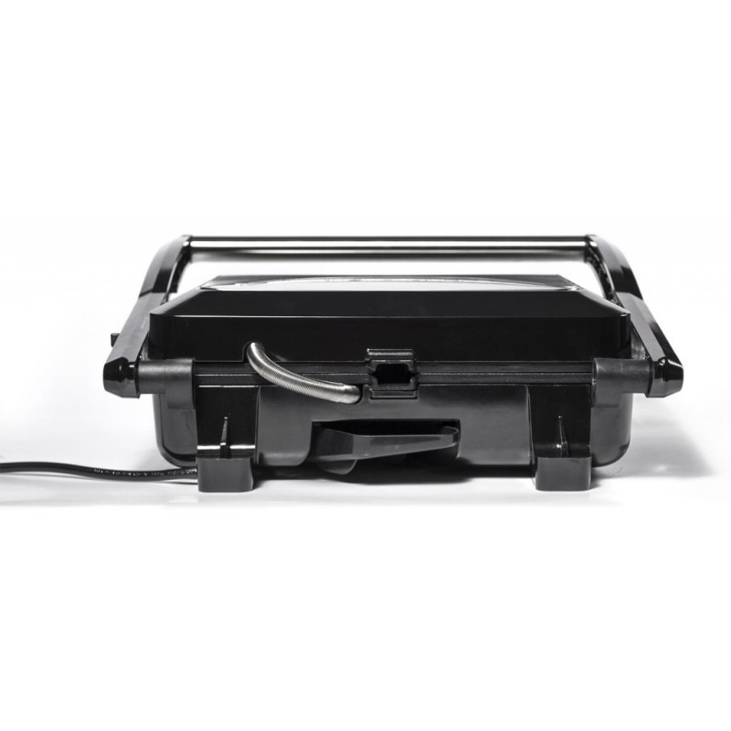Електрогриль Holmer HCG-220 Silver, 2200W, закритий (двосторонній), піддон для жиру, управління механічне