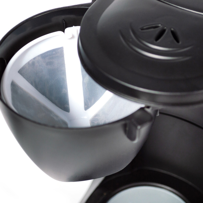 Кавоварка Holmer HCD-011 Black, 600W, крапельна, резервуар для води 600мл, пластиковий корпус