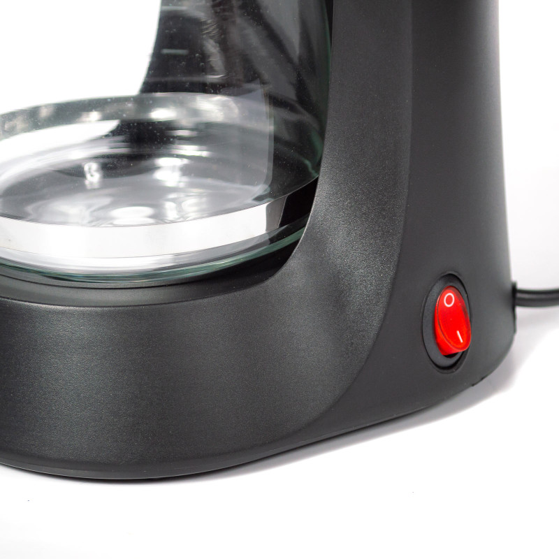 Кавоварка Holmer HCD-011 Black, 600W, крапельна, резервуар для води 600мл, пластиковий корпус
