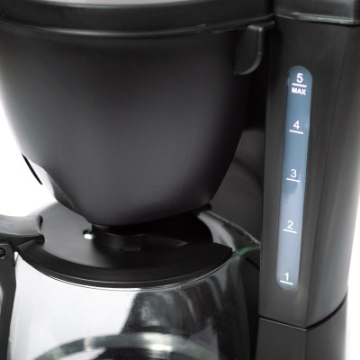 Кавоварка Holmer HCD-011 Black, 600W, крапельна, резервуар для води 600мл, пластиковий корпус
