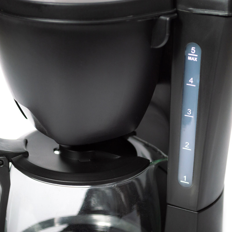 Кавоварка Holmer HCD-011 Black, 600W, крапельна, резервуар для води 600мл, пластиковий корпус