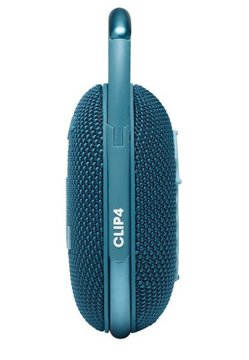 Колонка портативна 1.0 JBL Clip 4 Blue, 5B, Bluetooth, живлення від акумулятора, IP67 водонепроникна