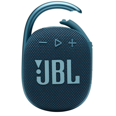 Колонка портативна 1.0 JBL Clip 4 Blue, 5B, Bluetooth, живлення від акумулятора, IP67 водонепроникна