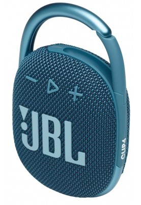 Колонка портативна 1.0 JBL Clip 4 Blue, 5B, Bluetooth, живлення від акумулятора, IP67 водонепроникна