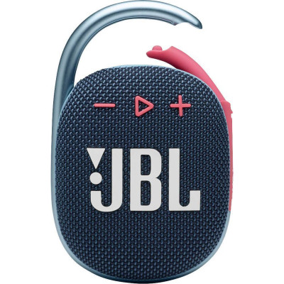 Колонка портативна 1.0 JBL Clip 4 Blue/Pink, 5B, Bluetooth, живлення від акумулятора, IP67 водонепроникна