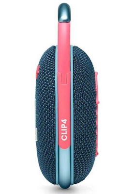 Колонка портативна 1.0 JBL Clip 4 Blue/Pink, 5B, Bluetooth, живлення від акумулятора, IP67 водонепроникна