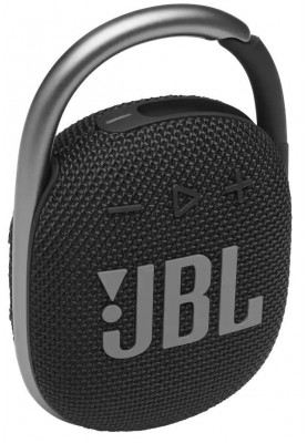 Колонка портативна 1.0 JBL Clip 4 Black, 5B, Bluetooth, живлення від акумулятора, IP67 водонепроникна