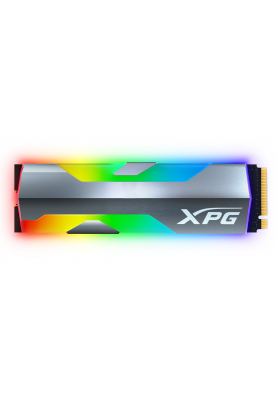 Твердотільний накопичувач M.2 1Tb, ADATA XPG Spectrix S20G RGB, PCI-E 3.0 x4, 3D TLC, 2500/1800 MB/s (ASPECTRIXS20G-1T-C)