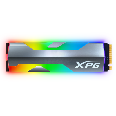 Твердотільний накопичувач M.2 1Tb, ADATA XPG Spectrix S20G RGB, PCI-E 3.0 x4, 3D TLC, 2500/1800 MB/s (ASPECTRIXS20G-1T-C)