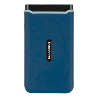 Зовнішній накопичувач SSD, 500Gb, Transcend ESD370C, Dark Blue, USB 3.1, 1050/950 MB/s, 3D TLC (TS500GESD370C)