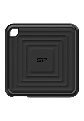 Зовнішній накопичувач SSD, 240Gb, Silicon Power PC60, Black, USB Type-C 3.2, 3D TLC, 540/500 MB/s (SP240GBPSDPC60CK)