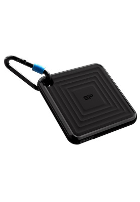 Зовнішній накопичувач SSD, 240Gb, Silicon Power PC60, Black, USB Type-C 3.2, 3D TLC, 540/500 MB/s (SP240GBPSDPC60CK)