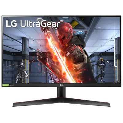 Монітор 27" LG 27GN800-B, Black, WLED, IPS 2560x1440 (16:9) 1 мс, 144 Гц, 1000:1, 350 кд/м², 178°/178°, 2xHDMI/DP, Vesa 100x100