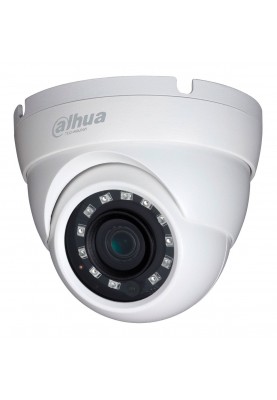 Камера зовнішня HDCVI Dahua DH-HAC-HDW1200MP (2.8 мм), 2 Мп, 1/2.7" CMOS, 1080p/25 fps, 0.02 Lux, день/ніч, ІЧ підсвічування до 30 м, IP67, 93.4х79.4 мм