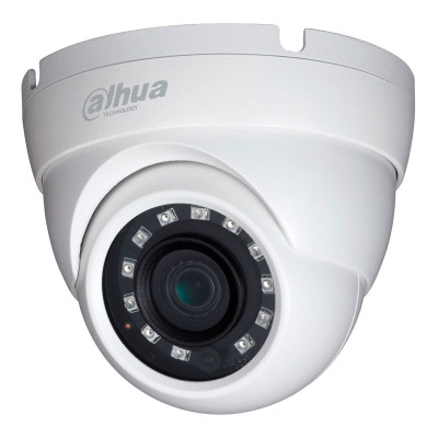 Камера зовнішня HDCVI Dahua DH-HAC-HDW1200MP (2.8 мм), 2 Мп, 1/2.7" CMOS, 1080p/25 fps, 0.02 Lux, день/ніч, ІЧ підсвічування до 30 м, IP67, 93.4х79.4 мм