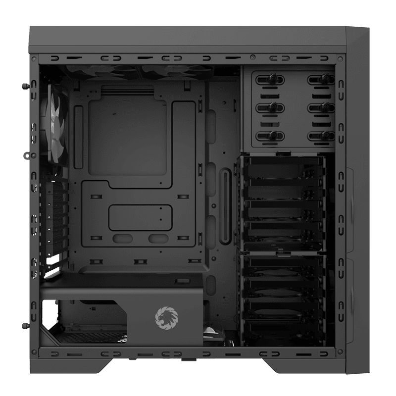 Корпус GameMax Silent Max Black, без БЖ, Full Tower, EATX/ATX/Micro ATX/Mini ITX, 2хUSB 3.0, 2хUSB 2.0, Card Reader, 6х120 мм, 512x210x527 мм, 0.8 мм, 10.6 кг (M903)