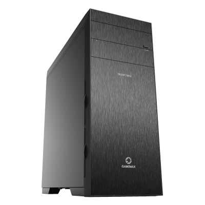 Корпус GameMax Silent Max Black, без БЖ, Full Tower, EATX/ATX/Micro ATX/Mini ITX, 2хUSB 3.0, 2хUSB 2.0, Card Reader, 6х120 мм, 512x210x527 мм, 0.8 мм, 10.6 кг (M903)