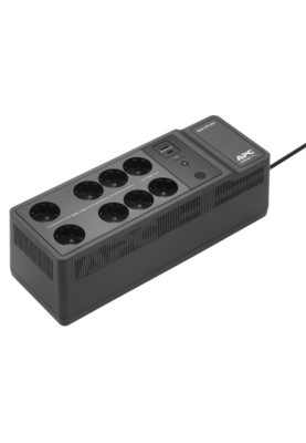 Джерело безперебійного живлення APC Back-UPS BE 850VA, Black, 520 Вт, 8xSchuko, USB, 1xUSB Type-C/ 1xUSB Type-A, ступінчаста апроксимація синусоїди, 120x130x365 мм, 4.5 кг (BE850G2-RS)