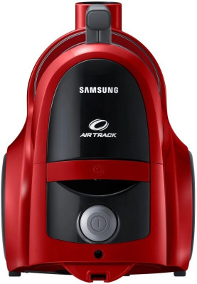 Пилосос Samsung VCC45W0S3R/UK Red, 700W, безмішковий, сухе прибирання, об'єм 1.3л, телескопічна трубка, турбощітка, насадка пів-килим, насадка 2в1