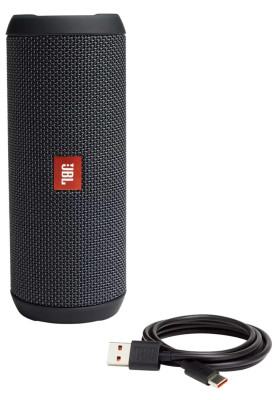 Колонка портативна 2.0 JBL Flip Essential Gunmetal Grey, 2 x 8 Вт, Bluetooth, AUX, живлення від акумулятора, 3000mAh, IPX7 водонепроникна, 17 x 6.5 x 6.5 см