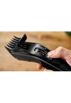 Машинка для стрижки Philips HC3510/15 Black, живлення мережа, для волосся, для бороди, 2 насадки, 13 установок довжини