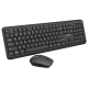 Комплект бездротовий Canyon SET-W20 Black, клавіатура (104 клавіші, тихі перемикачі, 13 мультимедіа-функцій) + миша (оптична, 1200 dpi) (CNS-HSETW02-RU)