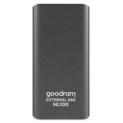 Зовнішній накопичувач SSD, 512Gb, Goodram HL100, Gray, USB 3.2, TLC, 450/420 MB/s (SSDPR-HL100-512)