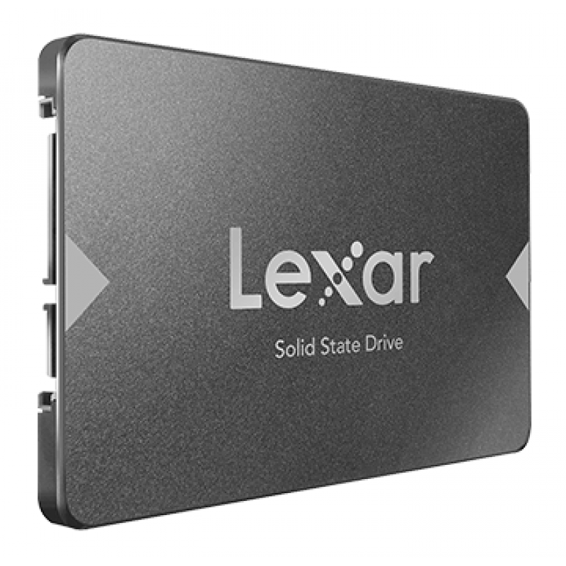 Твердотільний накопичувач 256Gb, Lexar NS100, SATA3, 2.5", 3D TLC, 520/440 MB/s (LNS100-256RB)