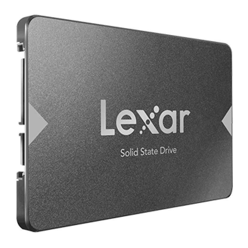 Твердотільний накопичувач 256Gb, Lexar NS100, SATA3, 2.5", 3D TLC, 520/440 MB/s (LNS100-256RB)