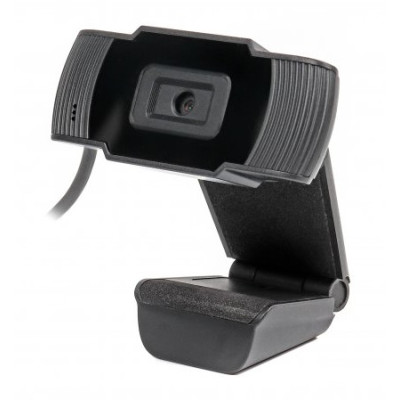 Web камера Maxxter WC-HD-FF-01 Black, 1.3 Mpx, 1280x720, Fixed-Focus, USB 2.0, вбудований мікрофон, (WC-HD-FF-01)