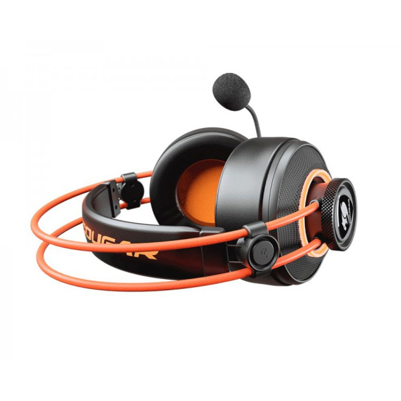Навушники Cougar Immersa Pro Prix 7.1 Virtual Black/Orange, USB, накладні, кабель 2.5 м