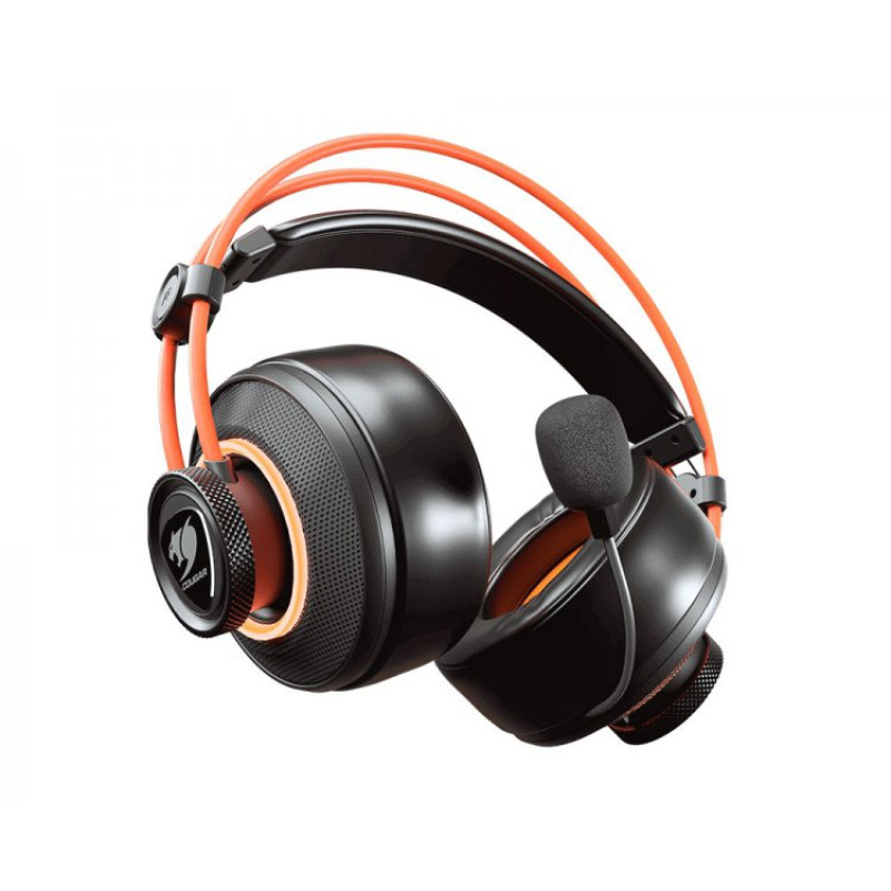 Навушники Cougar Immersa Pro Prix 7.1 Virtual Black/Orange, USB, накладні, кабель 2.5 м