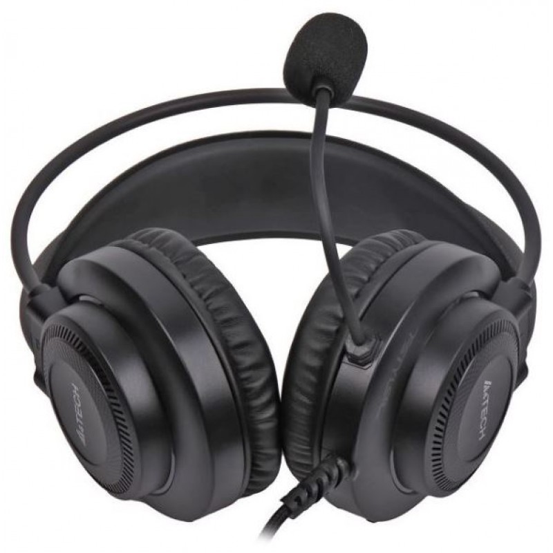 Навушники A4Tech Fstyler FH200U, Grey, мікрофон, USB, накладні, кабель 2 м