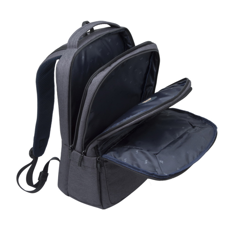 Рюкзак для ноутбука 16" RivaCase Suzuka, Black, поліестер, 20 л, 290x430x200 мм (7765)