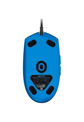 Миша Logitech G102 LIGHTSYNC, Blue, USB, оптична, 200-8000 dpi, RGB-підсвічування LIGHTSYNC, 6 програмованих механічних кнопок із пружинним механізмом, 2.1 м (910-005801)