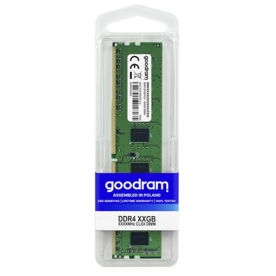 Пам'ять 16Gb DDR4, 3200 MHz, Goodram, CL22, 1.2V (GR3200D464L22/16G)